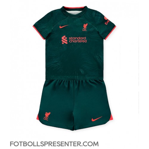 Liverpool Tredje tröja Barn 2022-23 Kortärmad (+ korta byxor)